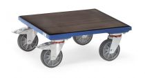 Small dollies with corrugated rubber - 400kg load capacity - Various sizes