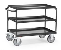 Fetra table top cart with trays grey edition